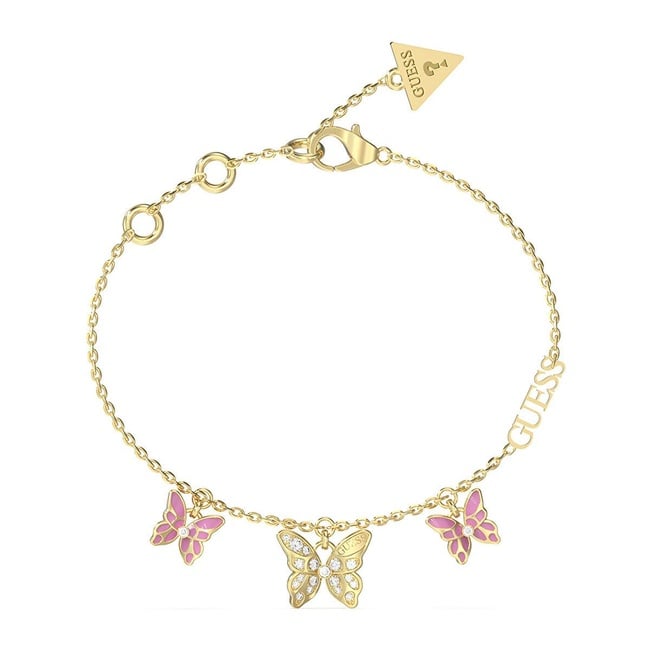  Guess JGUJUBB04102JWYGLPS Kelebek Kadın Bileklik