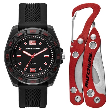  Skechers SR8501 Erkek Kol Saati ve Çok Amaçlı Alet Seti