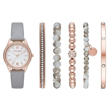  Skechers SR9056 Kadın Set Kol Saati ve Bileklik