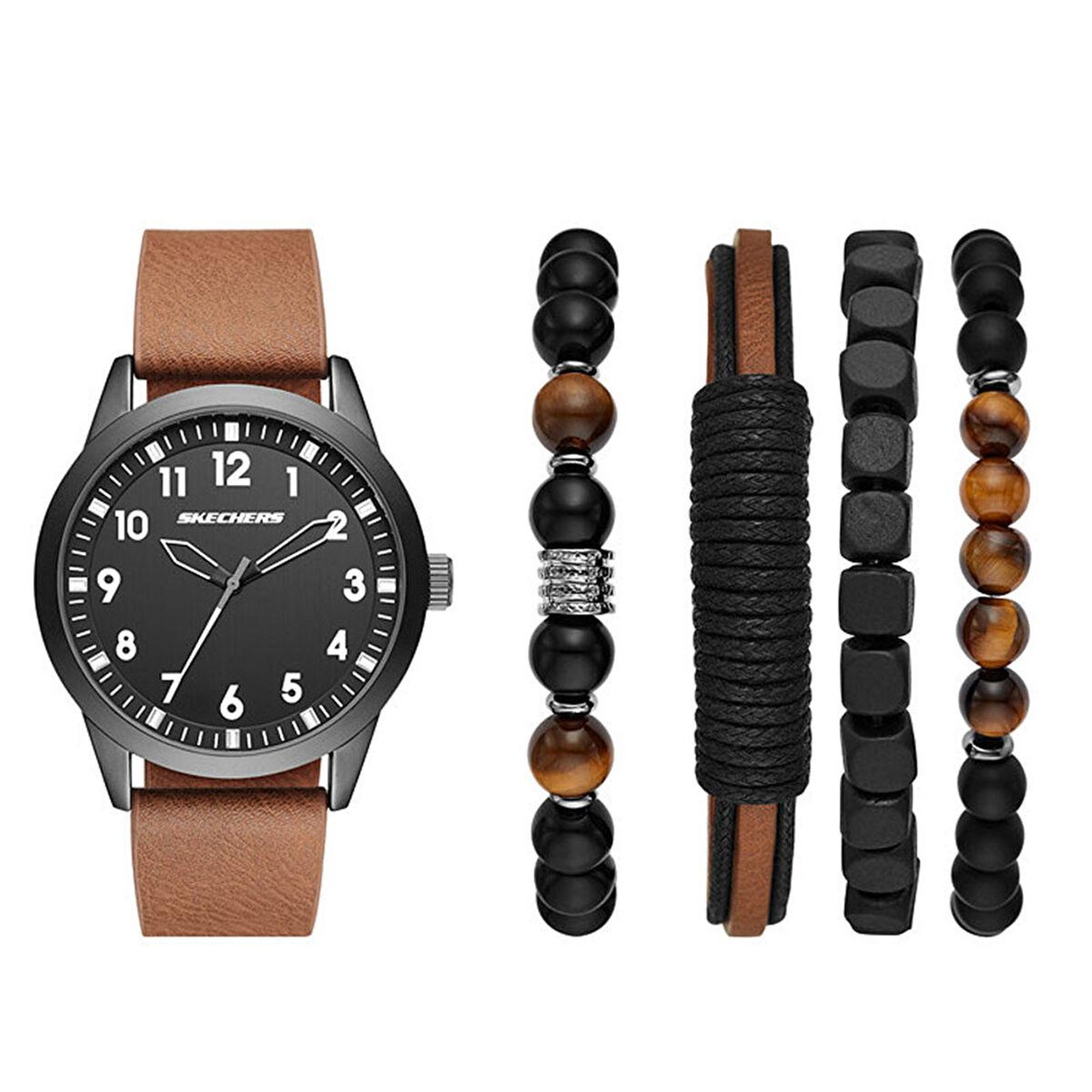 Skechers SR9065 Erkek Set Kol Saati ve Bileklik