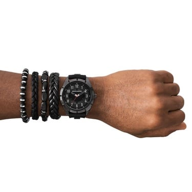  Skechers SR9120 Erkek Kol Saati ve Bileklik Seti