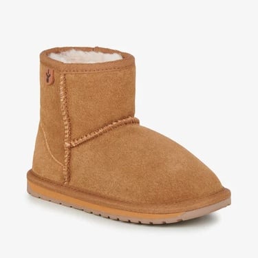  Emu Australia Wallaby Mini Unisex Çocuk Siyah Bot