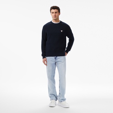  Guess Erkek Lacivert Triko