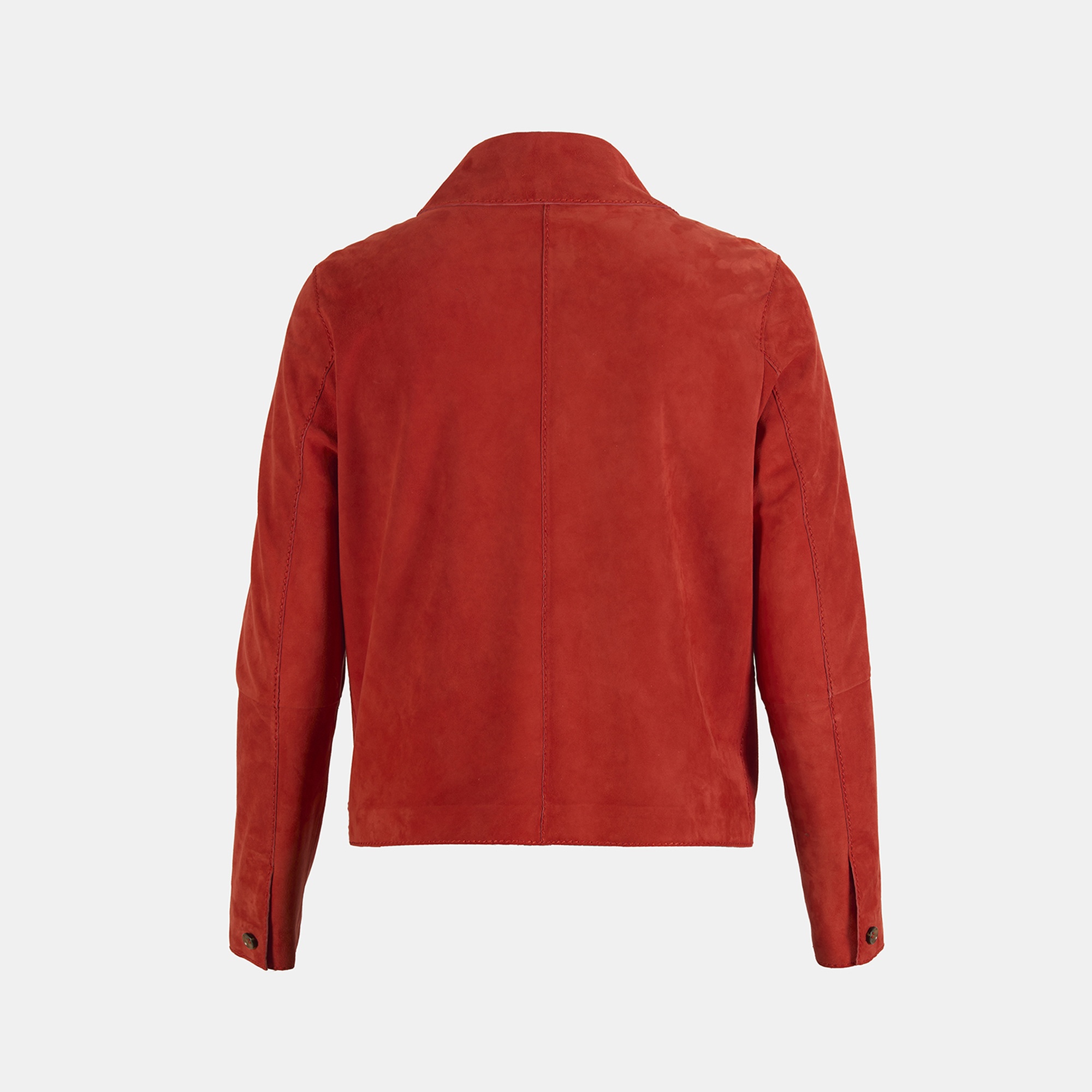 Limited Edition Kadın Kırmızı Süet Kısa Ceket