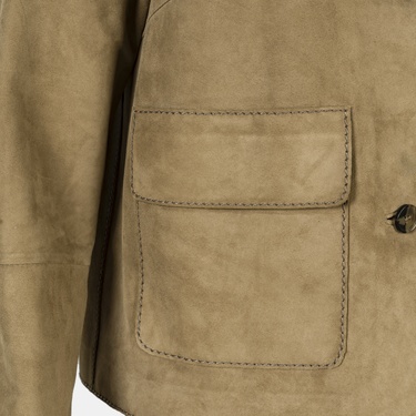  Limited Edition Kadın Vizon Süet Kısa Ceket