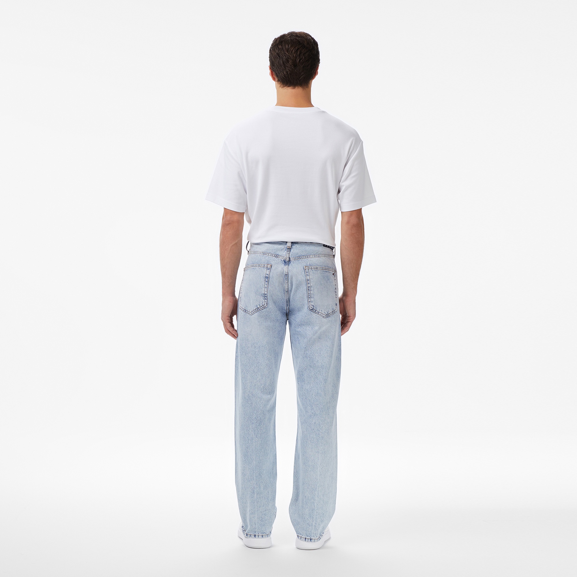 Tommy Hilfiger Otis Regular Erkek Mavi Straight Jean