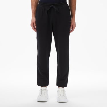  Tommy Hilfiger Essential Terry Erkek Siyah Eşofman Altı