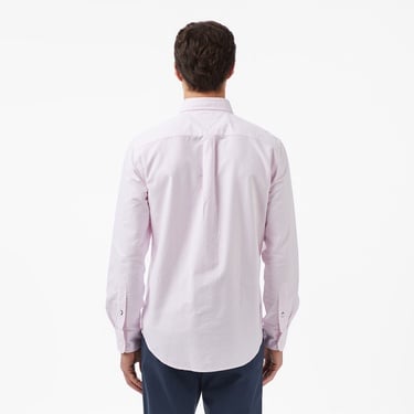  Tommy Hilfiger Heritage Oxford Stripe Erkek Pembe Gömlek