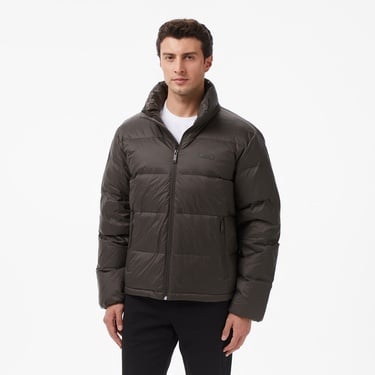  Calvin Klein Nylon Down Puffer Erkek Gri Mont