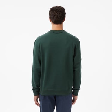  Calvin Klein Terry Badge Erkek Yeşil Sweatshirt