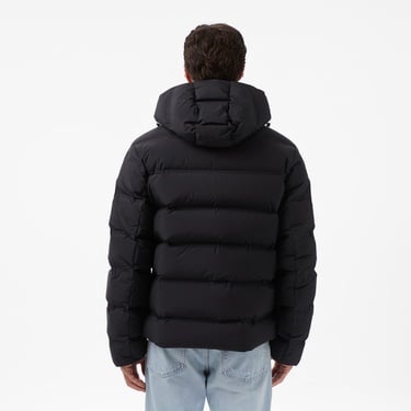  Calvin Klein Quilted Bonded Channel Erkek Siyah Mont