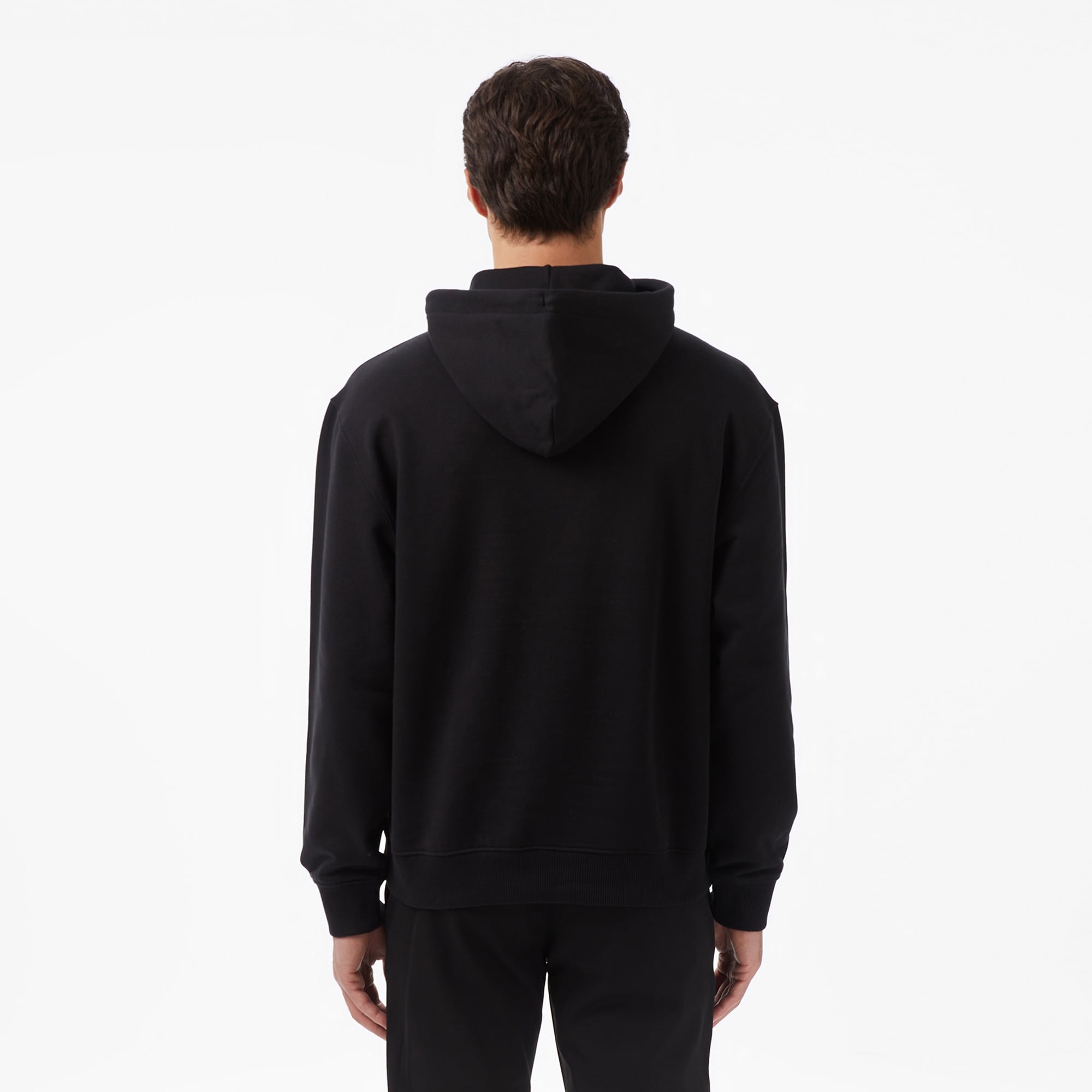 Calvin Klein Terry Cursive Graphic Erkek Siyah Sweatshirt