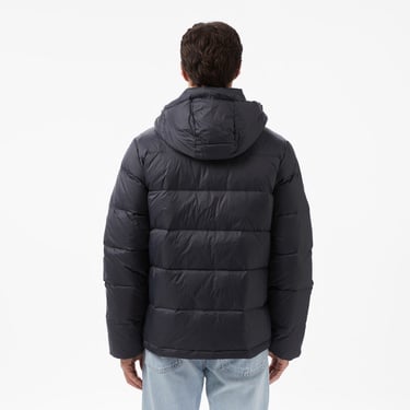  Calvin Klein Nylon Zip Off Hood Down Puffer Erkek Gri Mont