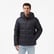Calvin Klein Nylon Zip Off Hood Down Puffer Erkek Gri Mont