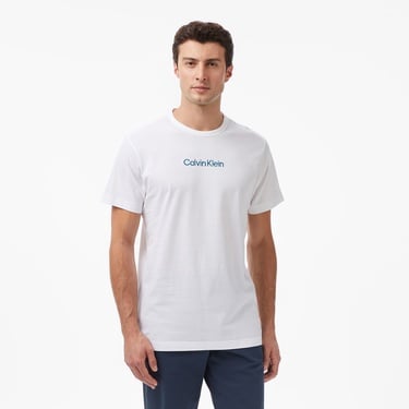  Calvin Klein Crew Neck Erkek Beyaz Pijama