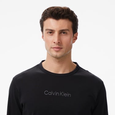  Calvin Klein Crew Neck Erkek Siyah Pijama