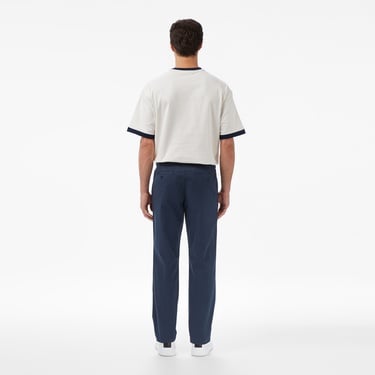  Calvin Klein Cotton Signature Slim Chino Erkek Mavi Pantolon