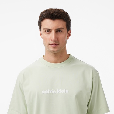  Calvin Klein Cooling Jersey Erkek Haki T-Shirt
