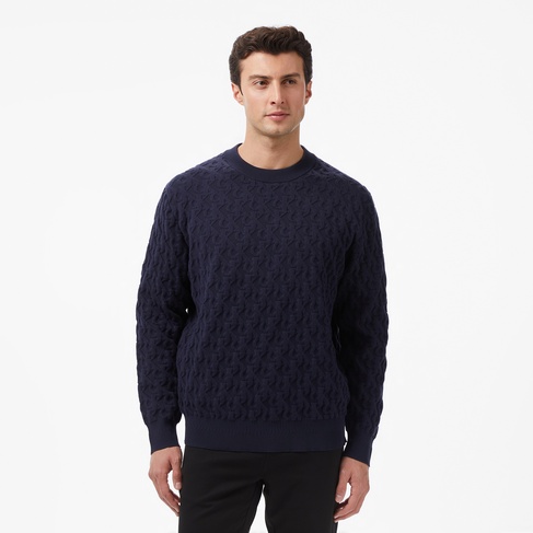  Calvin Klein Erkek Lacivert Kazak