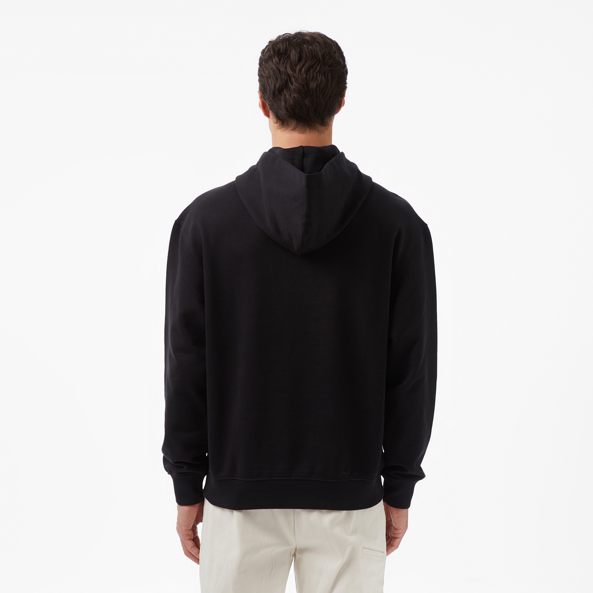 Calvin Klein Standard Logo Terry Erkek Siyah Sweatshirt