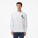 Calvin Klein Terry Bauhaus Logo Erkek Siyah Sweatshirt