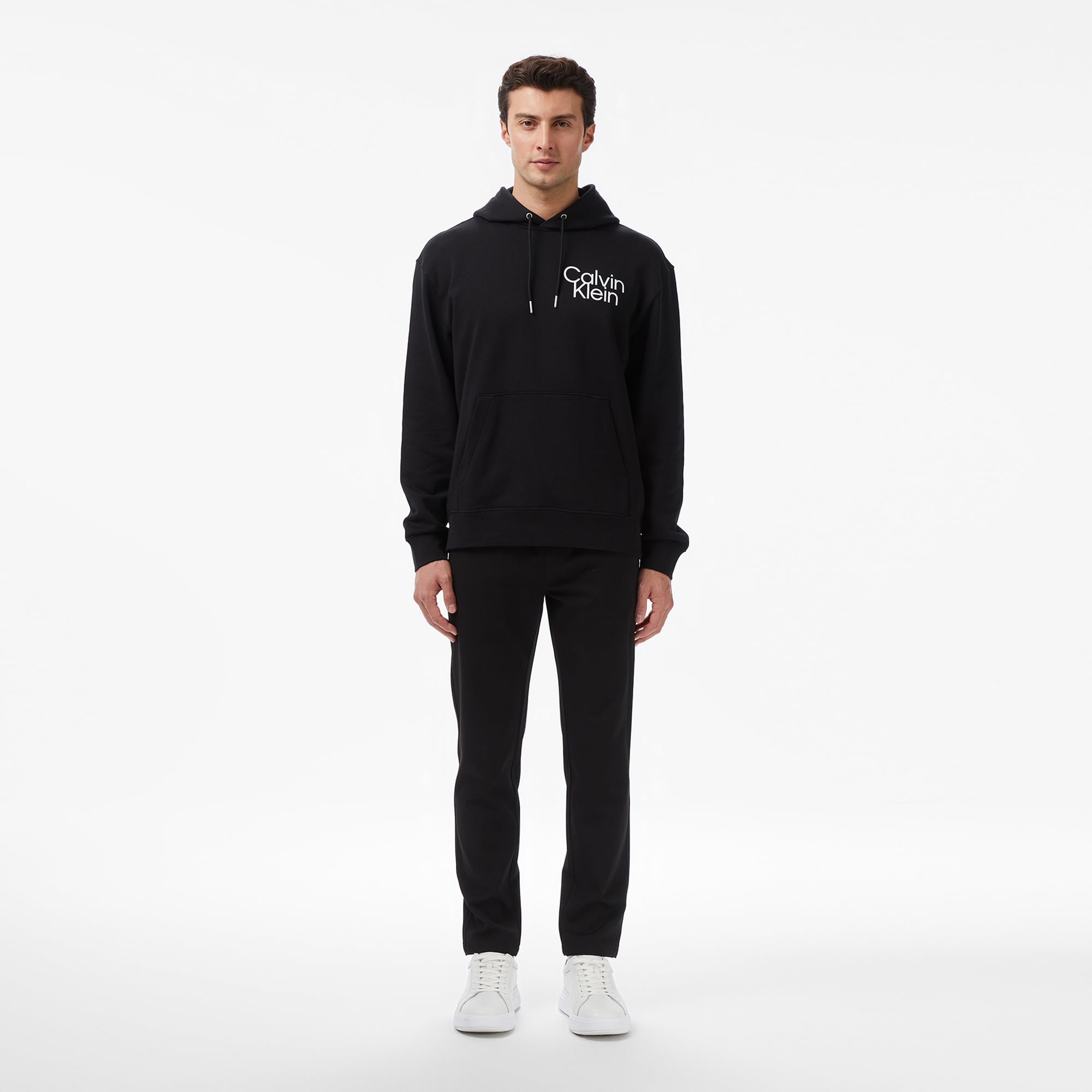 Calvin Klein Terry Graphic Erkek Siyah Sweatshirt
