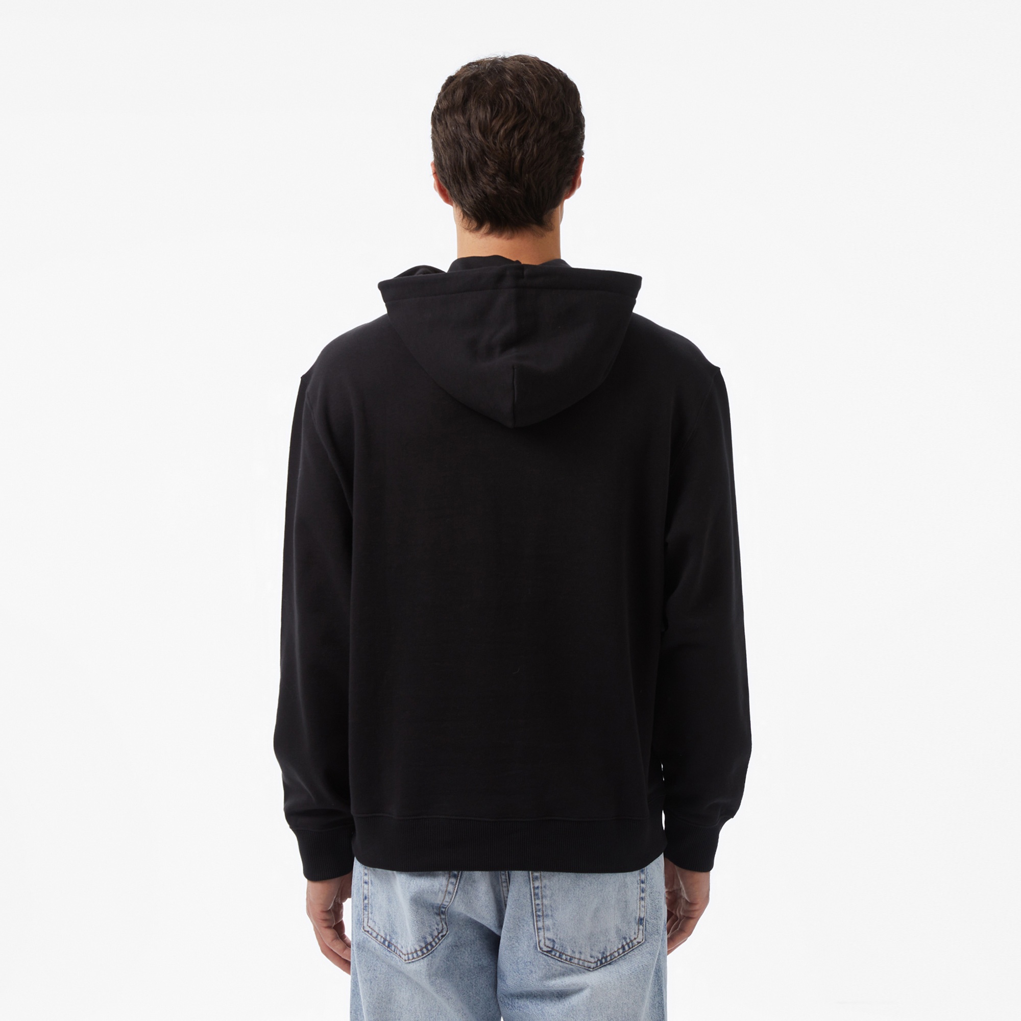 Calvin Klein Terry Badge Erkek Siyah Sweatshirt