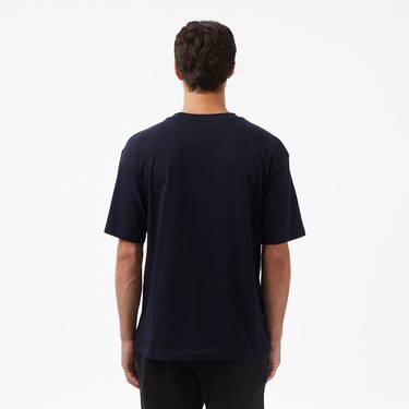  Tommy Hilfiger Logo Erkek Lacivert T-Shirt