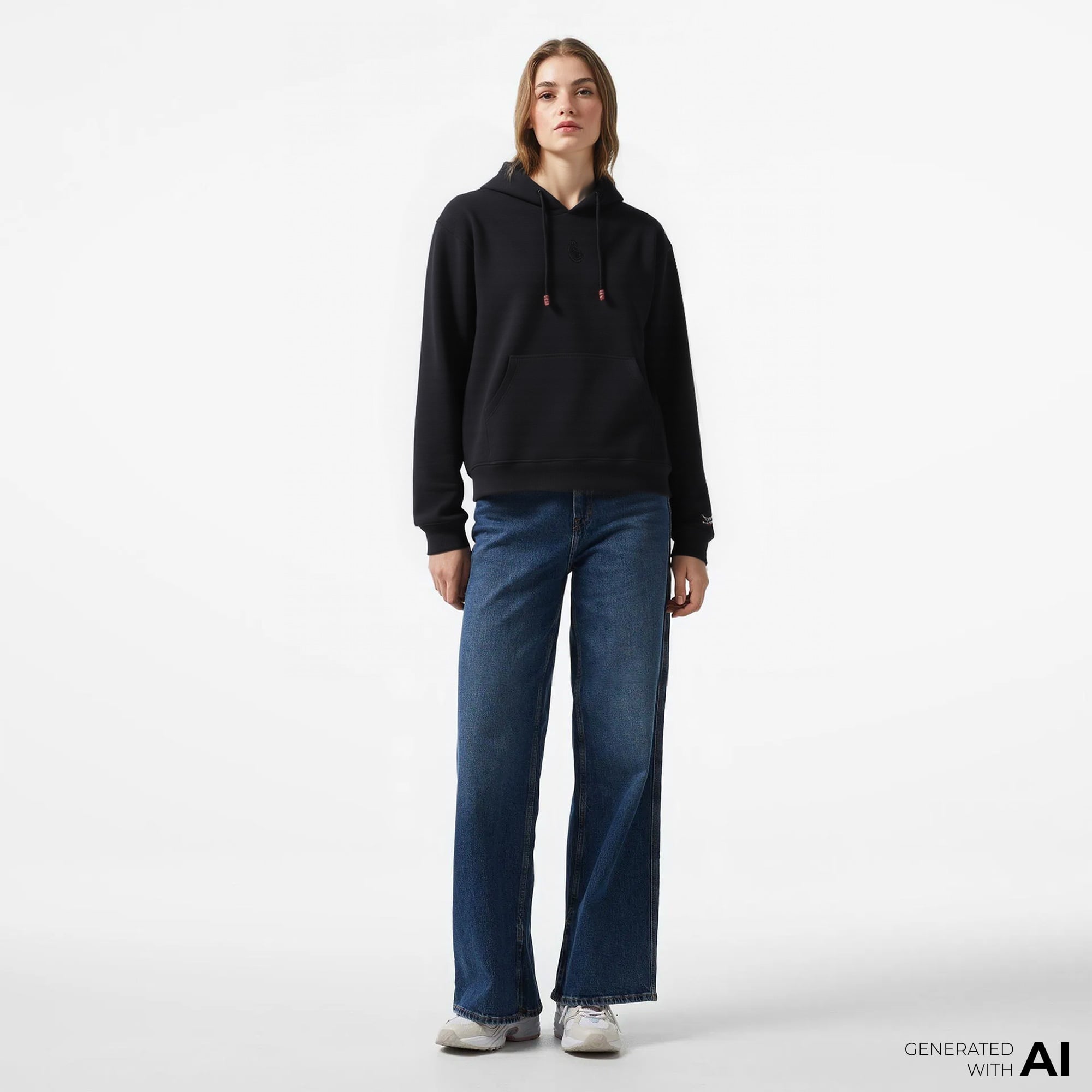 UNITED4 x Monkey Project We Are Family Unisex Siyah Sweatshirt