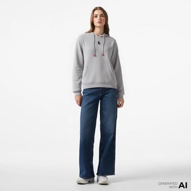  UNITED4 x Monkey Project We Are Family Unisex Gri Sweatshirt