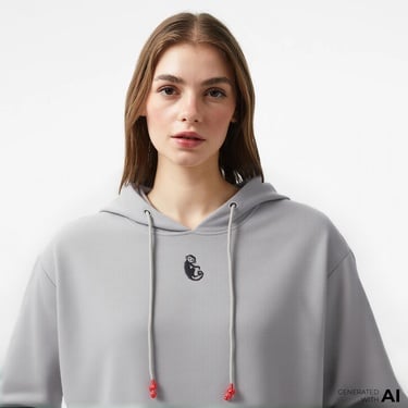  UNITED4 x Monkey Project We Are Family Unisex Gri Sweatshirt