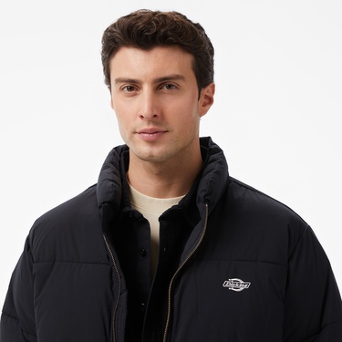  Dickies Summerdale Puffer Erkek Siyah Ceket