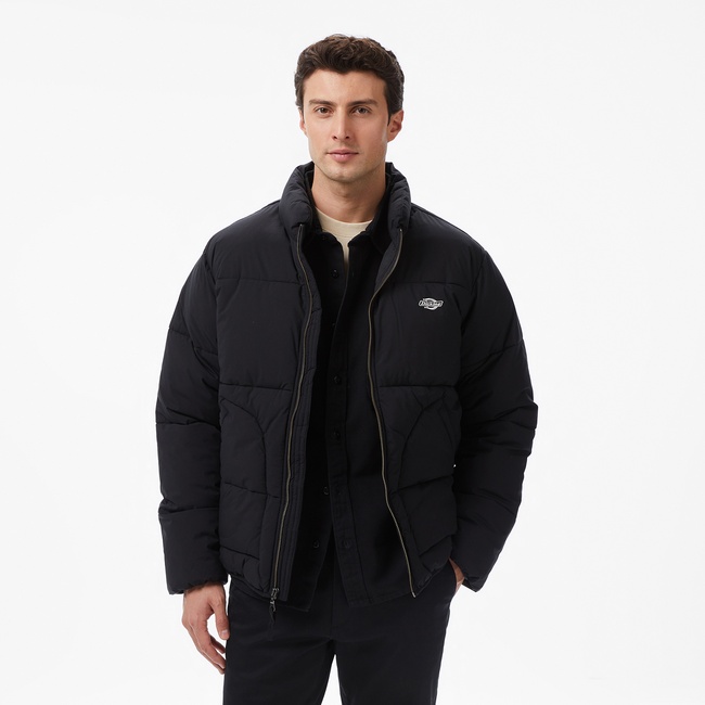  Dickies Summerdale Puffer Erkek Siyah Ceket