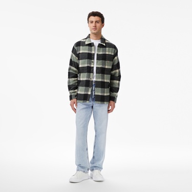  Dickies Plaid Coaling Erkek Yeşil Gömlek
