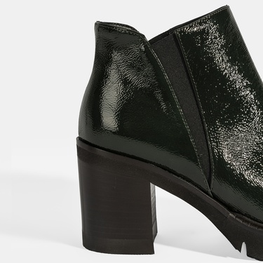  Luca Grossi Kadın Yeşil Platform Topuklu Rugan Bot