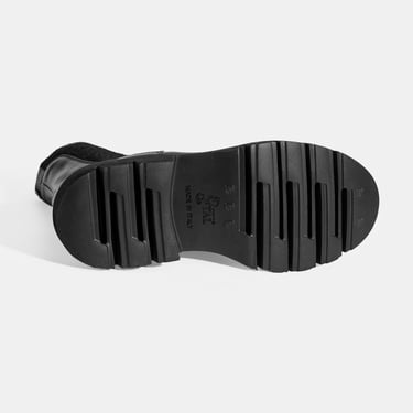  Luca Grossi Kadın Siyah Toka Detaylı Deri Chelsea Bot