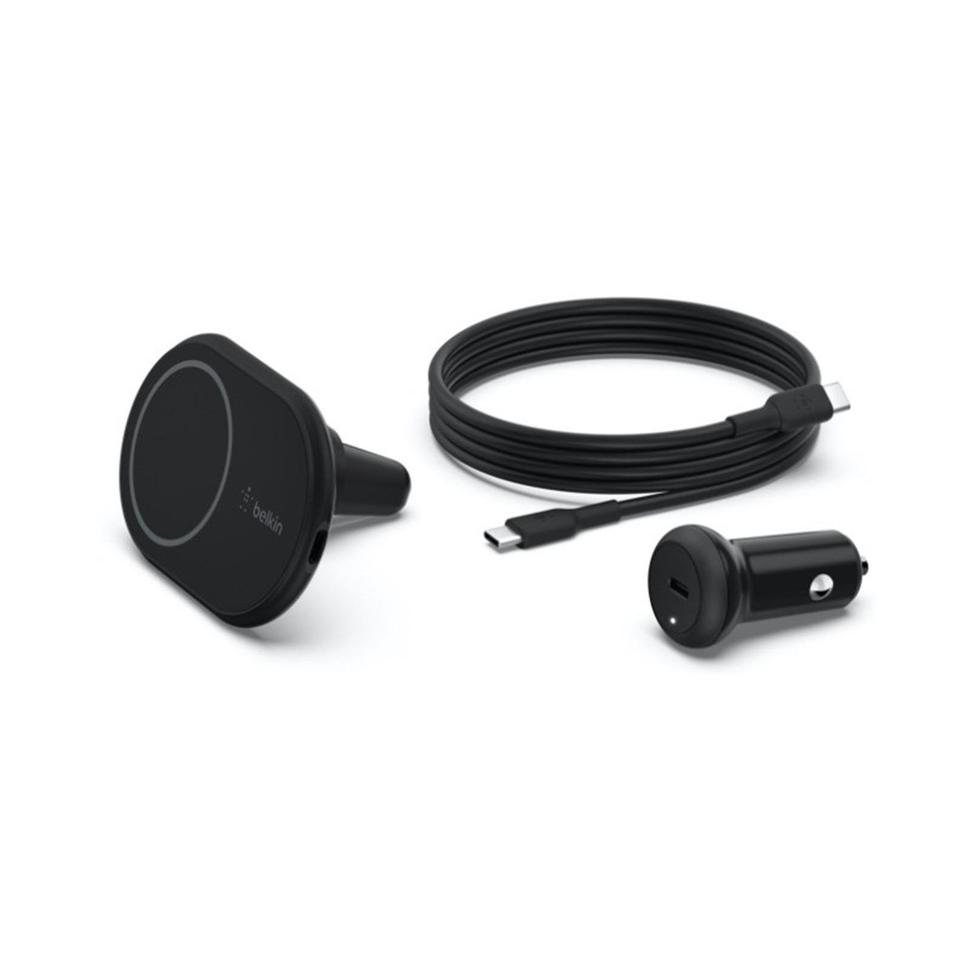Belkin Manyetik Kablosuz Araç Şarj Cihazı 10W - Adaptör Dahil WIC004BTBK
