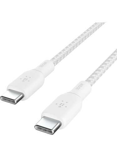  Belkin BRAIDED USBC-C 100W Kablo 2M Byz