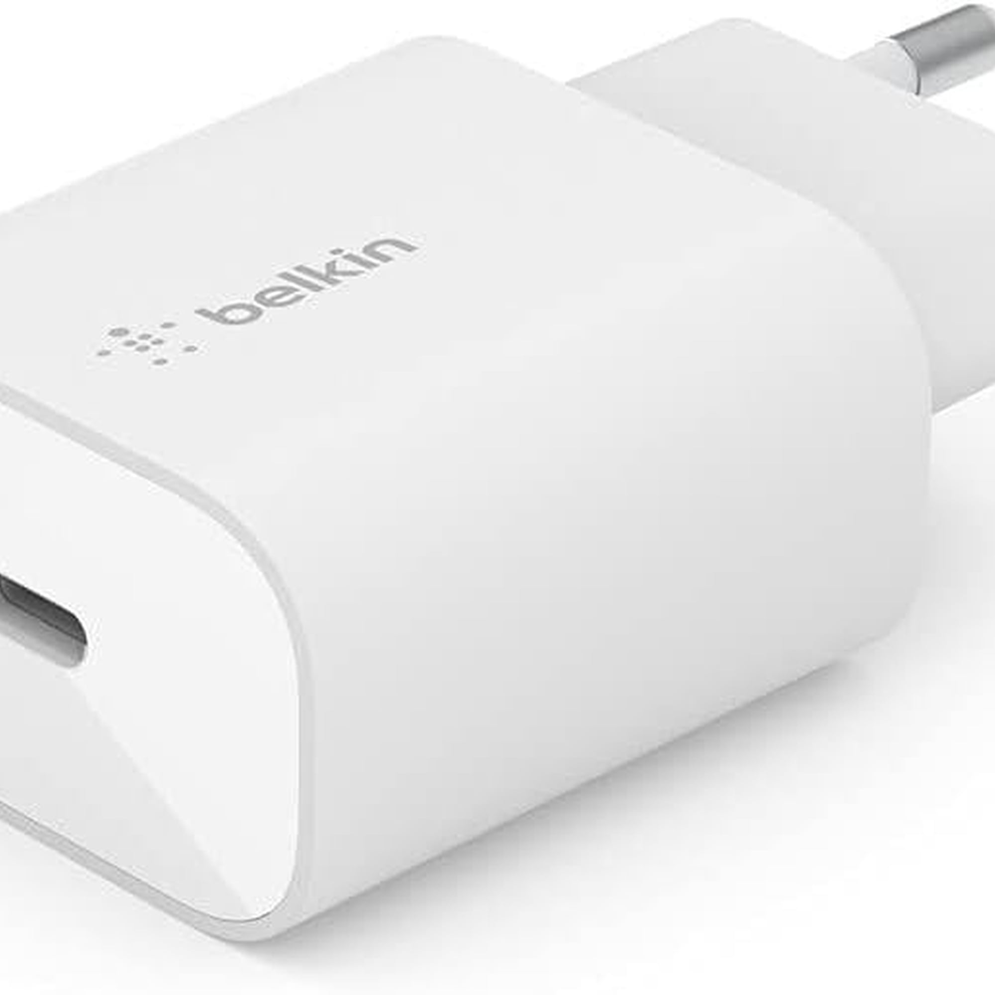 Belkin 25W USB-C PD PPS Şarj Adaptörü, Hızlı Şarj Özellikli - Beyaz