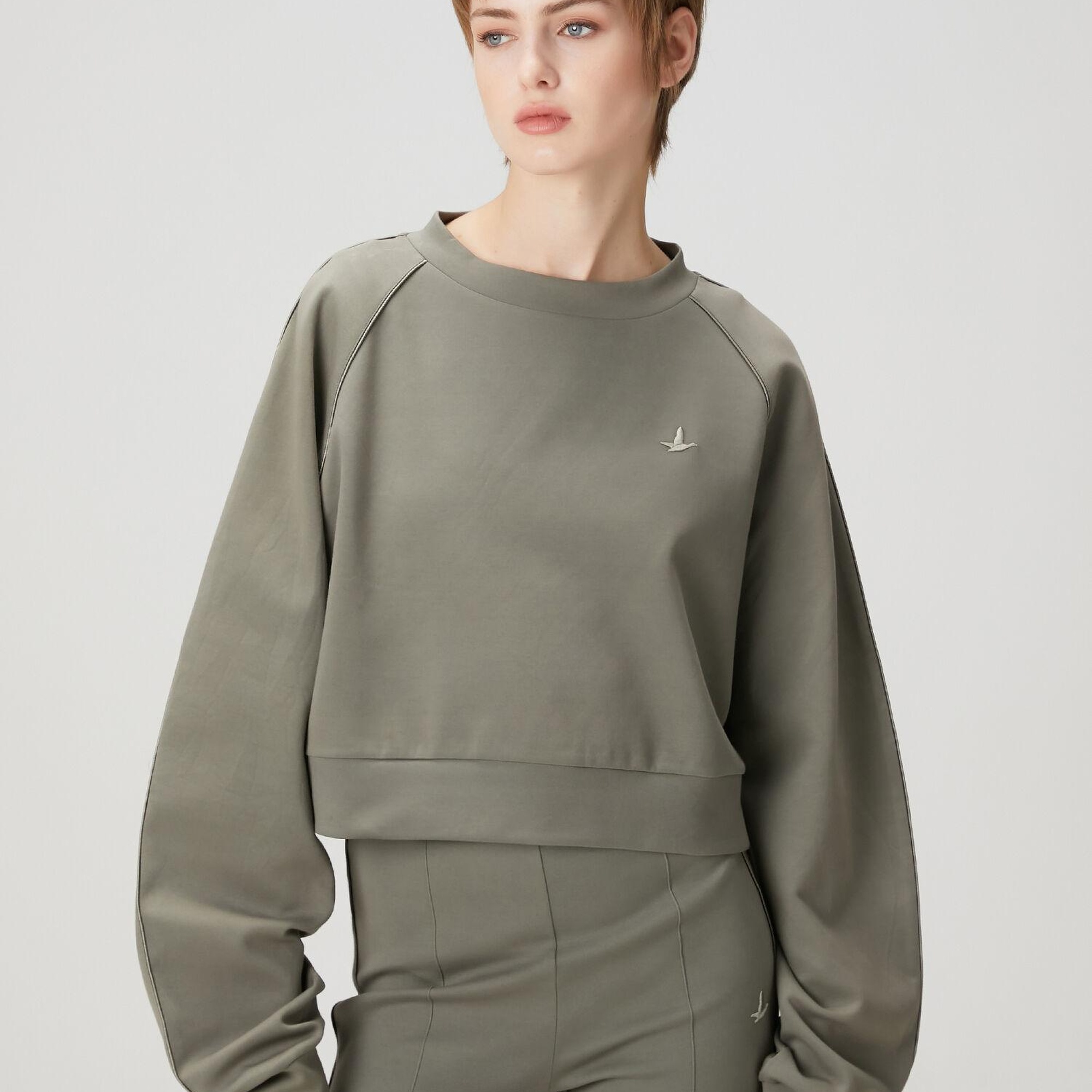 Beymen Club Kadın Nefti Crop Sweatshirt
