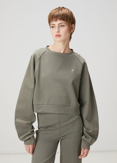  Beymen Club Kadın Nefti Crop Sweatshirt