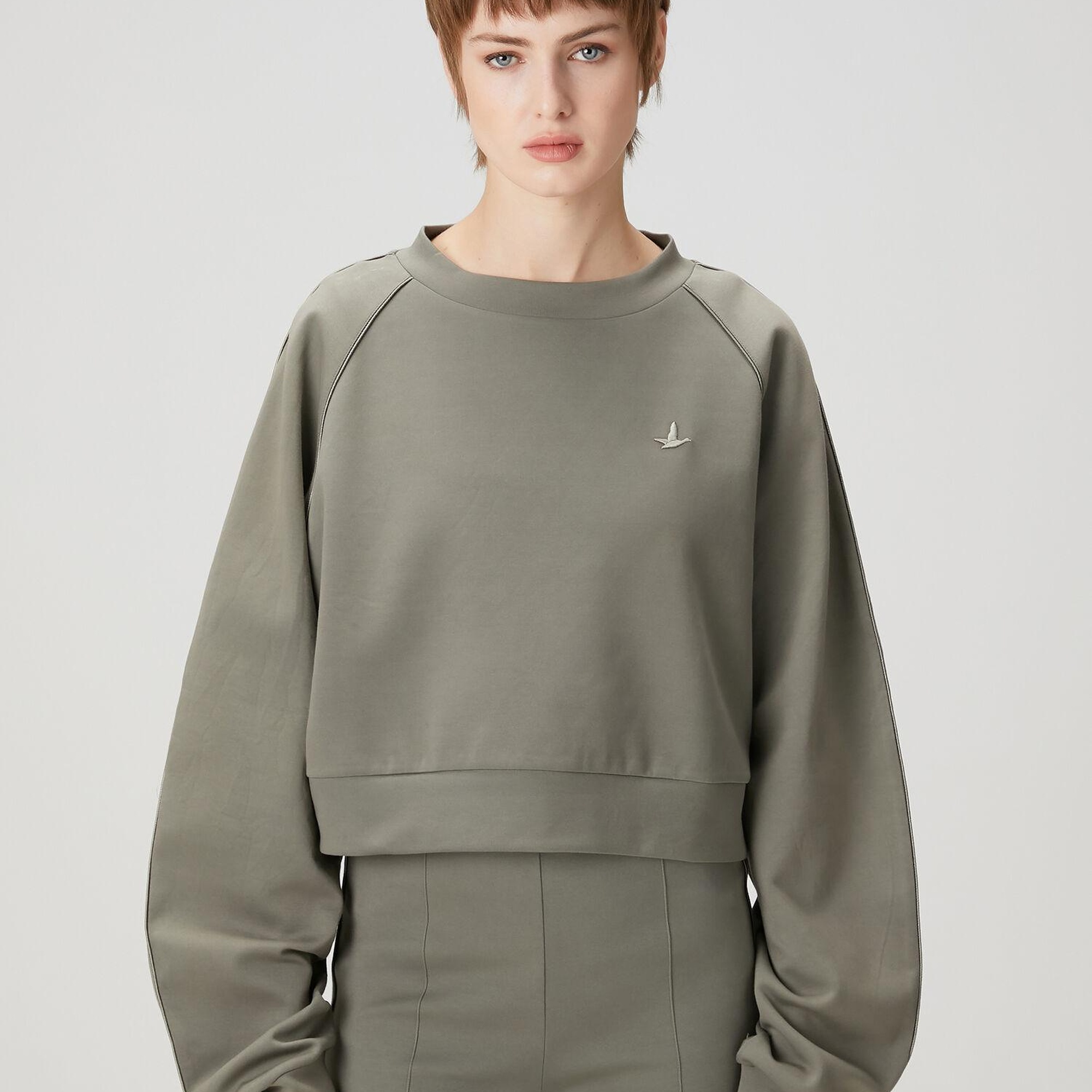 Beymen Club Kadın Nefti Crop Sweatshirt