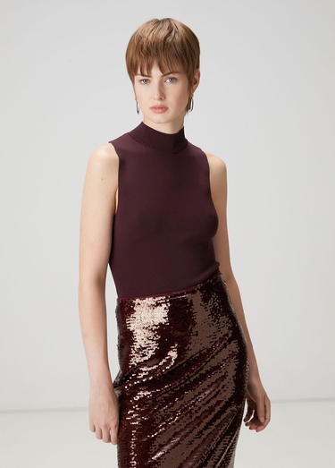  Beymen Club Kadın Mürdüm Basic Kazak