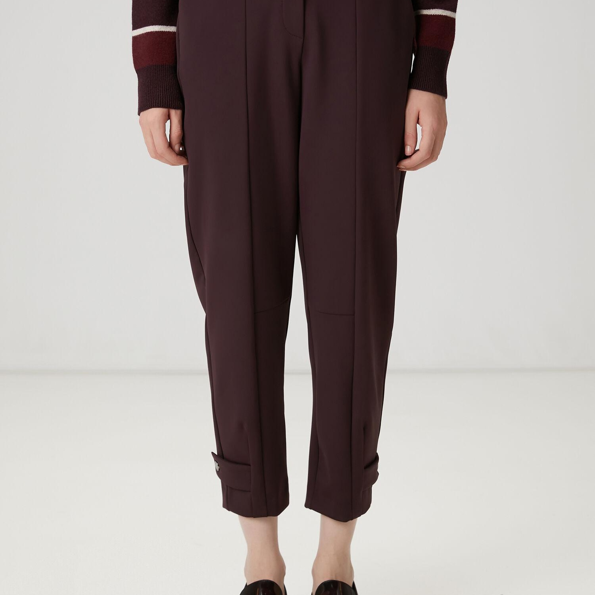 Beymen Club Kadın Bordo Scuba Jogger Pantolon