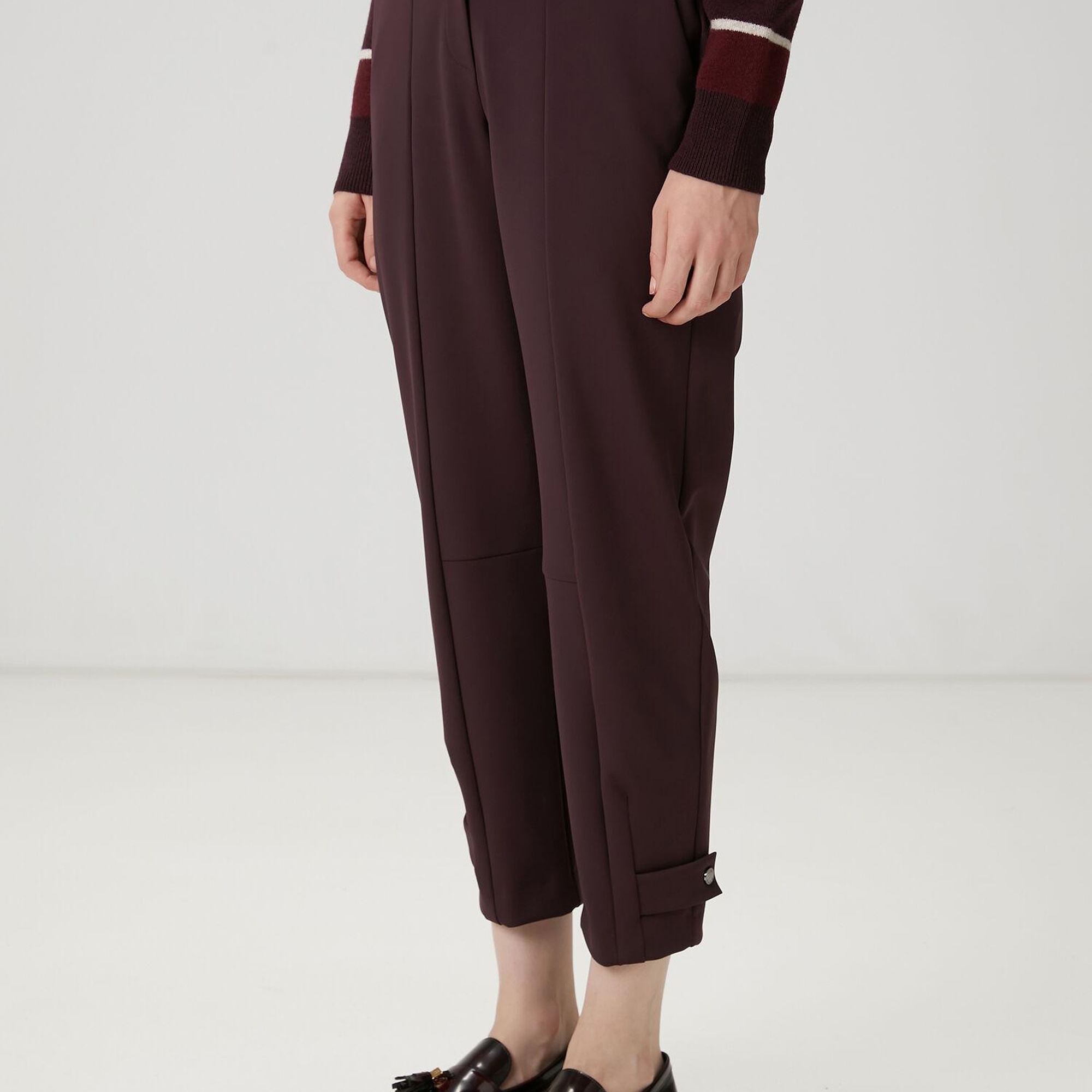 Beymen Club Kadın Bordo Scuba Jogger Pantolon