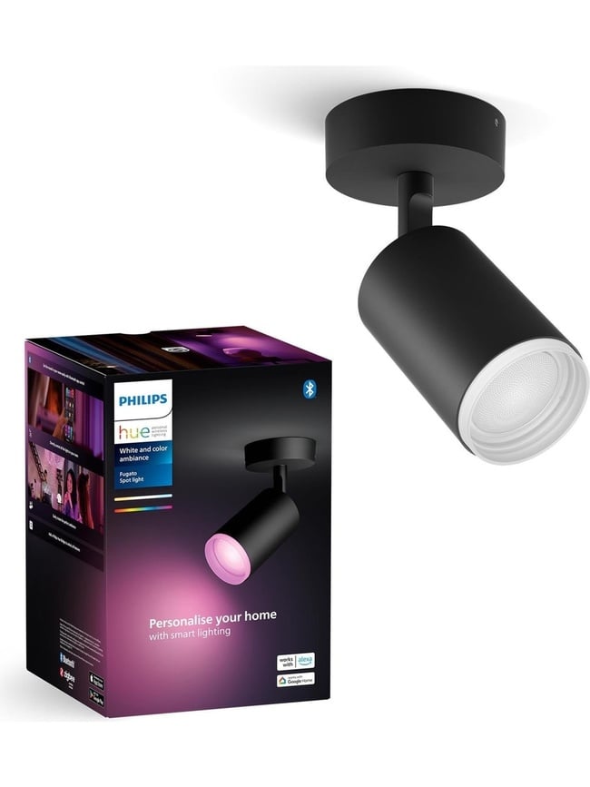  Philips Hue Fugato Akıllı LED Spot Lamba 1X4.2W (Siyah) V2