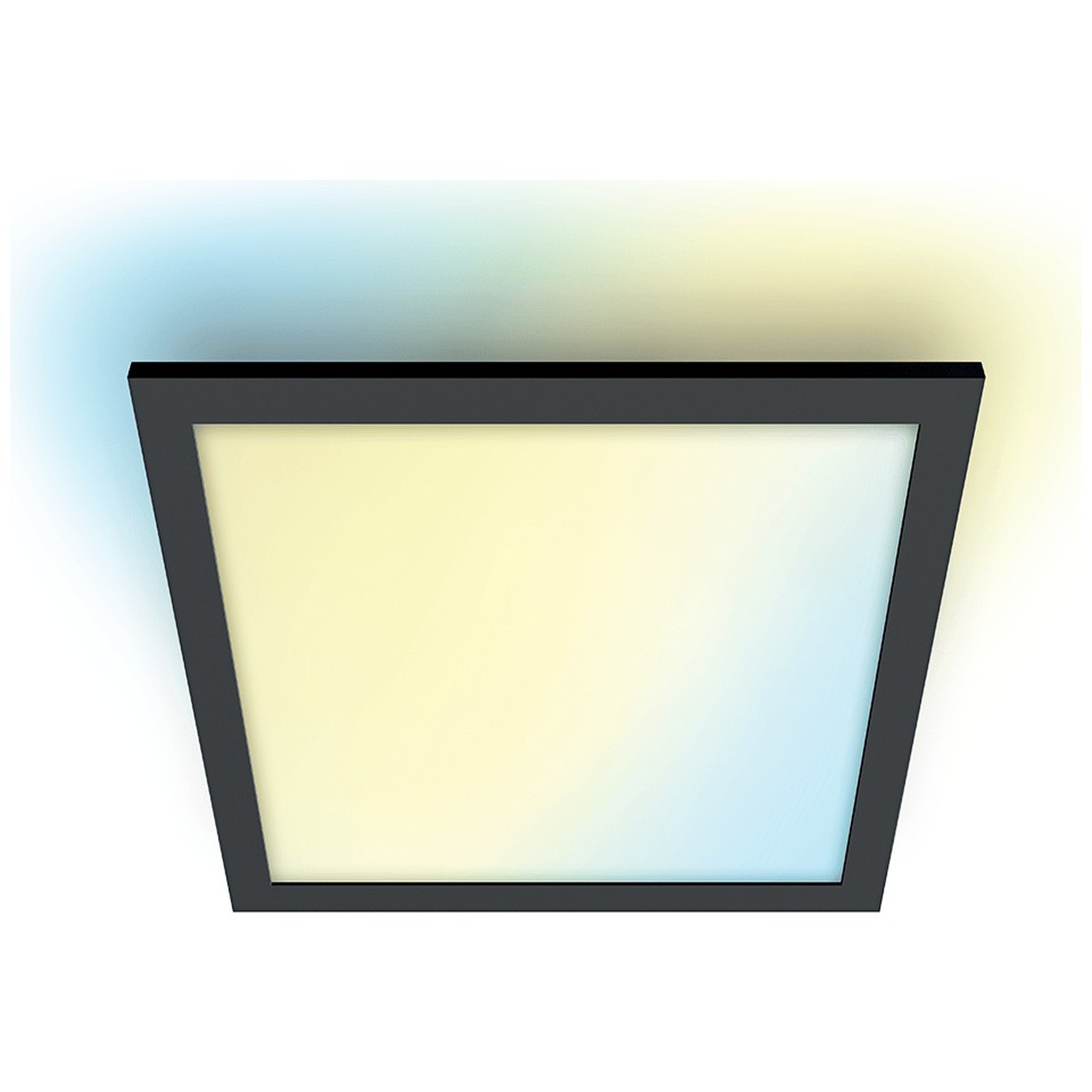 WİZ Siyah Akıllı Sıva Üstü Sarı-Beyaz Ambiyans Kare Panel Tavan Armatürü 36W