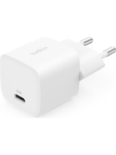 Belkin Boostcharge Usb-C 25 W Pd 3.0 Pps Hızlı Şarj Cihazı, Beyaz