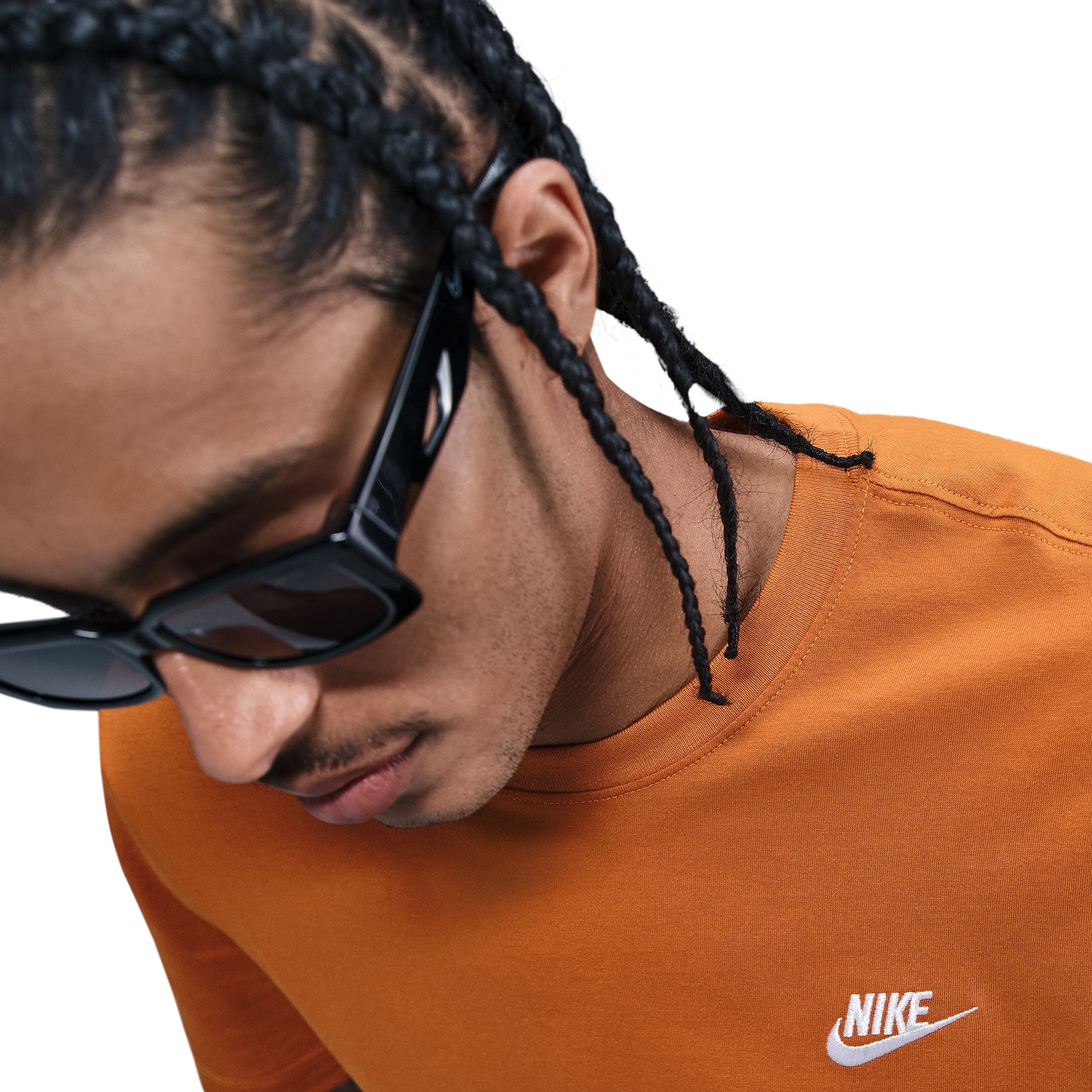 Nike Sportswear Club Erkek Turuncu T-Shirt