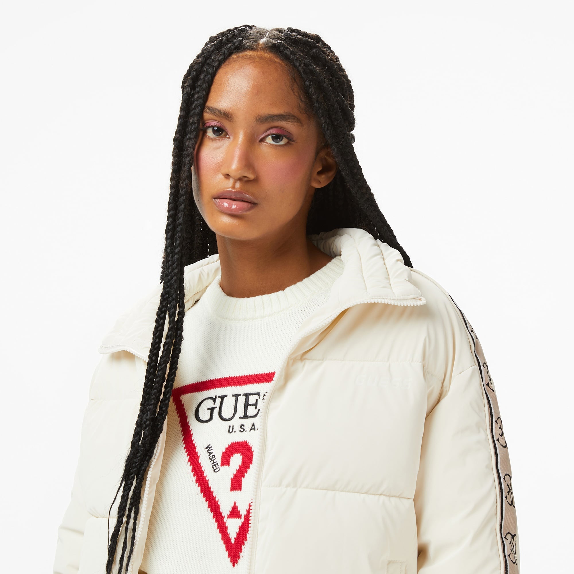 Guess New Jean Kadın Krem Mont